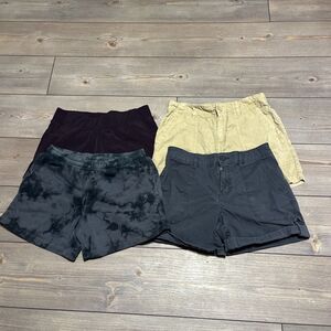 Members Mark / Social Sanctuary Bundle Women’s Shorts 4 Items Small